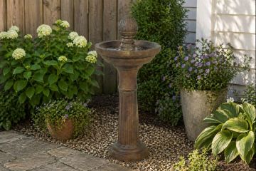 Pillar Concrete Water Fountain